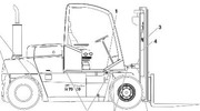 Thumbnail Still Fork Truck Type R70-60, R70-70, R70-80 (KALMAR): R7126, R7127, R7128 Parts Manual