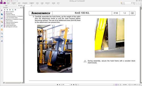 Product picture Jungheinrich Order Picker EKS-Series: EKS 310, EKS 310K (07.2004-07.2009) Workshop Service Manual