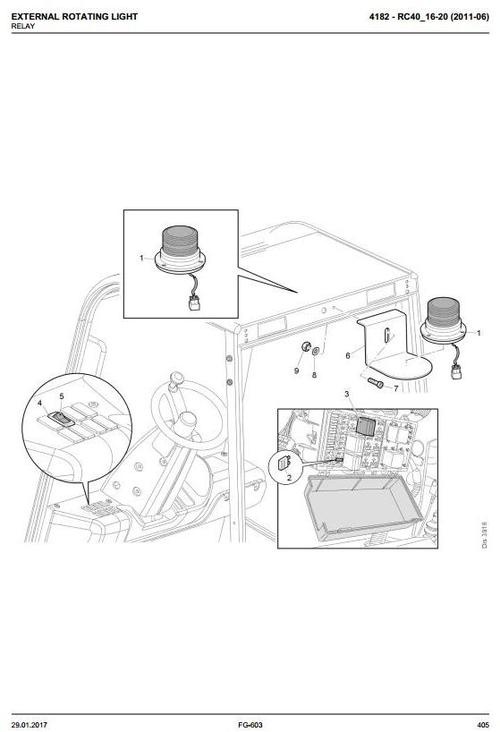 Product picture Still Diesel Forklift Truck Type RC40-16, RC40-18, RC40-20: 4021, 4022, 4023 Parts Manual