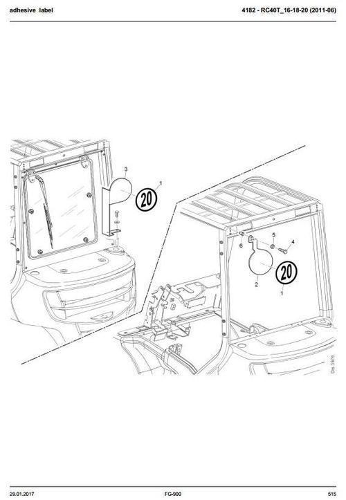 Product picture Still LPG Forklift Truck RC40-16T, RC40-18T, RC40-20T: 4024, 4025, 4026 Parts Manual