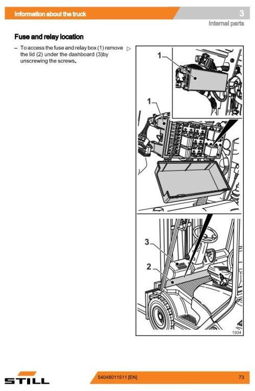 Product picture Still LPG Forklift Truck RC41-25T, RC41-30T: 4094, 4095 Operating and Maintenance Instructions