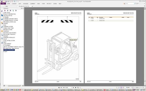 Product picture Still LPG Forklift Truck RX70-16, RX70-18, RX70-20: 7314, 7315, 7316 Parts Manual