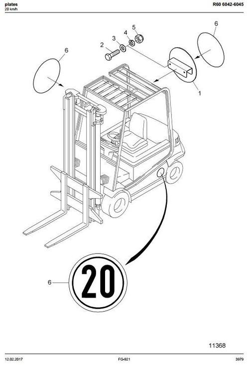 Product picture Still Electric Fork Truck R60-22, R60-25, R60-30: 6042, 6043, 6044, 6045 Spare Parts List