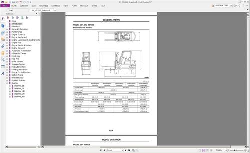 Product picture Nissan F/PD01A15(P)U, F/PD01A18(P)U, F/UD02A20(P)U, F/UD02A25(P)U, F/UGD02A30(P)U Workshop Service Manual