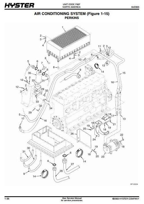 Product picture Hyster Forklift Truck F007 Series: H170HD, H8.00XM (H190HD), H9.00XM (H210HD), H10.00XM (H230HD), H250HD, H12.00XM (H280HD) Spare Parts List