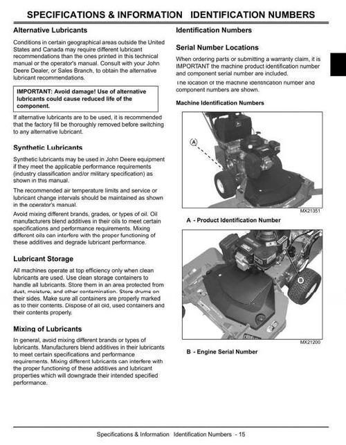 Product picture Professional Walk-Behind Mower:G15 (SN from 010001) Technical Service Manual (tm2242)