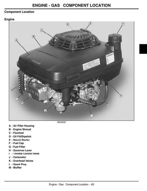 Product picture Walk-Behind Rotary Mowers JA62, JX75 Technical Service Manual (tm2208)