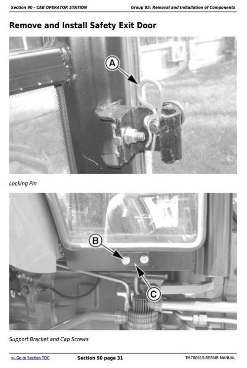 Product picture Deere 904, 1054, 1204, 1354, 1404 China Tractors Service Repair Manual (TM700619)
