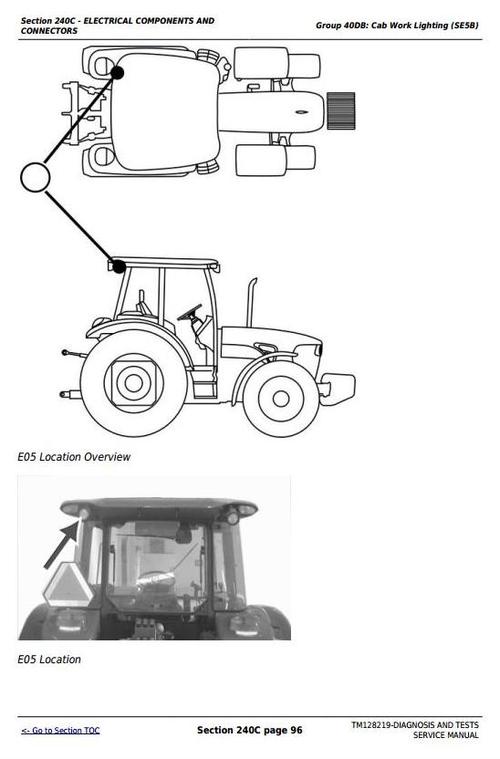 Product picture Deere Tractors 5085E, 5095E and 5100E Diagnostic and Tests Service Manual (TM128219)