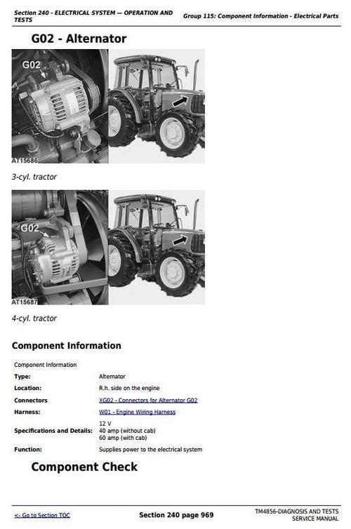 Product picture Deere Tractors 5215, 5315, 5415, 5515 All Inclusive Diagnostic and Repair Service Manual (TM4856)