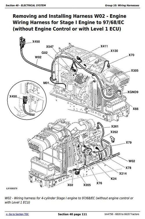 Product picture Deer Tractors 6020, 6120, 6220, 6320, 6420, 6520, 6620 and S, SE models (European) Repair Manual (TM4750)