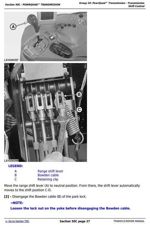 Product picture Deer Tractors 6105R, 6115R, 6125R, 6130R (North American) Service Repair Technical Manual (TM404519)