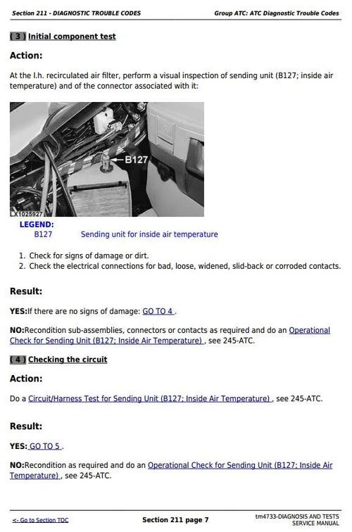 Product picture Deer Tractors 6120(L), 6220 (L) , 6320 (L) , 6420 (L) , 6520L Diagnostic & Tests Service Manual (tm4733)