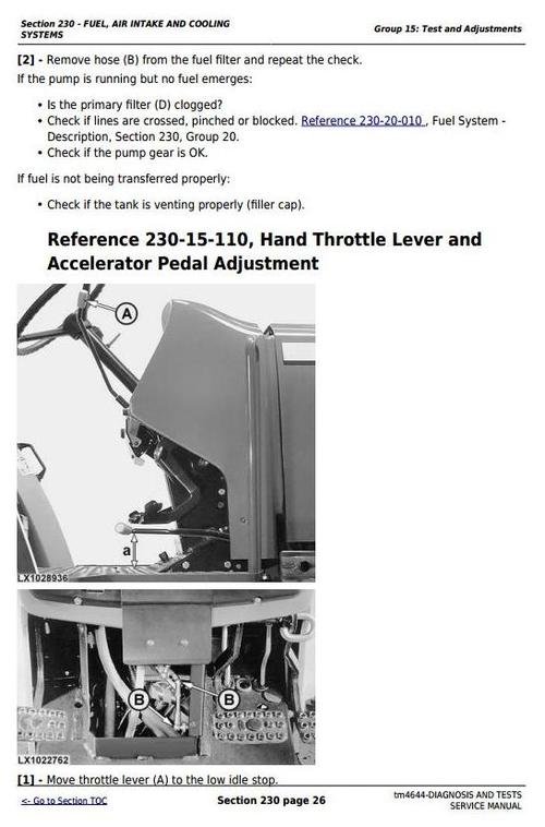 Product picture Deer Tractors 6215 and 6515 (European) Diagnostic and Tests Service Manual (tm4644)