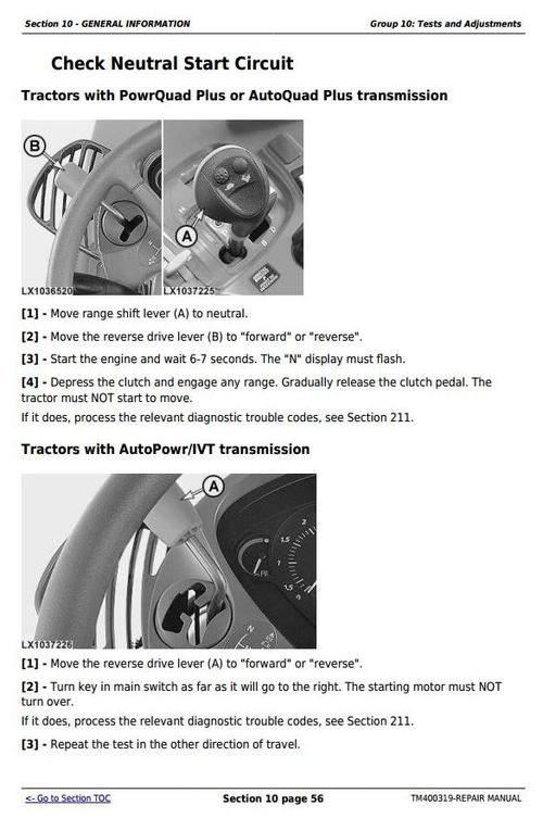 Product picture Deer 7430 & 7530 Premium (North American Edition) Tractors Repair Manual (TM400319)