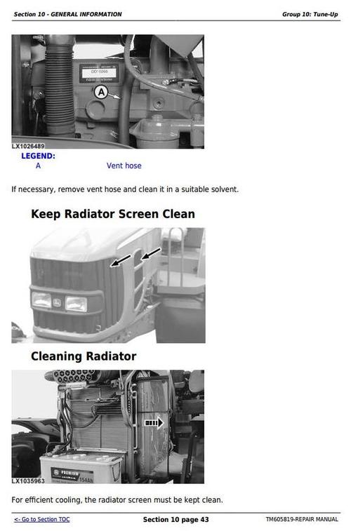 Product picture Deer 7425, 7525, 6140J, 6155J & 6155JH Tractors Service Repair Manual (TM605819)