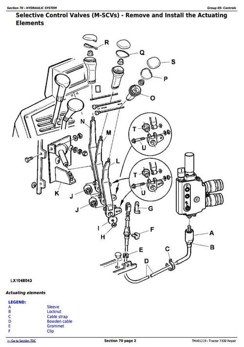 Product picture Deer Tractor 7330 2WD or MFWD Tractors Service Repair Manual (TM401219)