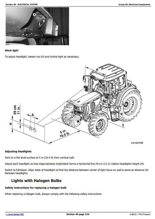 Product picture Deer 7515 2WD or MFWD Tractors Service Repair Technical Manual (tm8132)