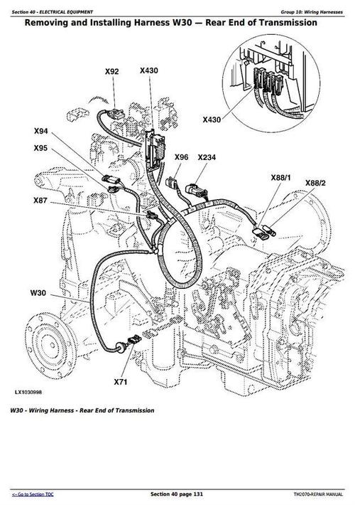 Product picture Deer 7220, 7320, 7420, 7420 Hi-Crop, 7520 2-Wheel Drive Tractors Service Repair Manual (TM2070)