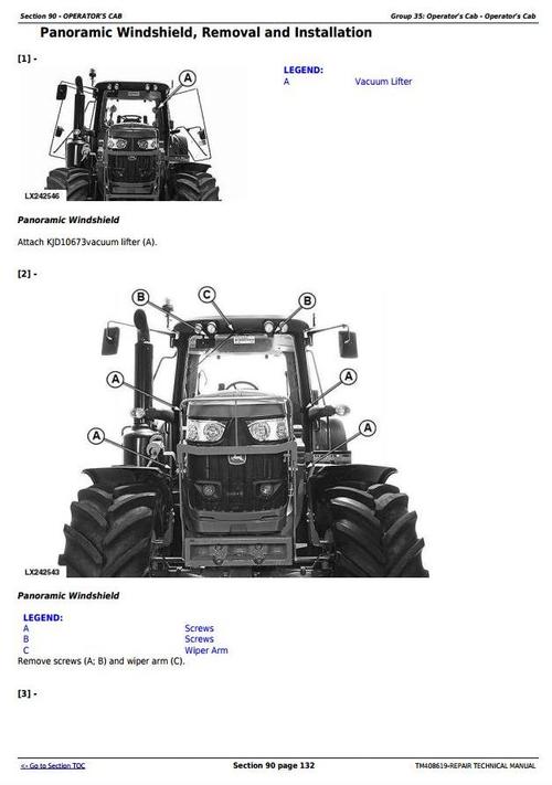 Product picture Tractors Models 6145M, 6155M, 6175M and 6195M Tier 2 Service Repair Technical Manual (TM408619)