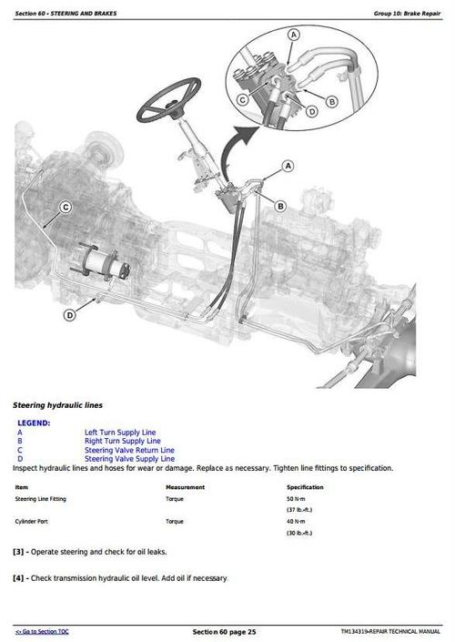 Product picture Deer 5085M, 5100M, 5100MH, 5100ML, 5115M, 5115ML (FT4) Tractor Service Repair Manual (TM134319)