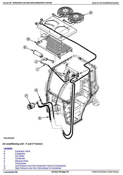 Product picture Deer 5075GF, 5075GL, 5075GN, 5075GV, 5080G, 5085GF, 5085GL, 5085GN, 5085GV, 5090G, 5090GH, 5100GF 5100GN Tractors Repair (TM406419)