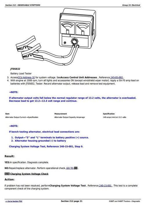 Product picture Deer 9300T and 9400T Tracks Tractors Diagnosis and Tests Service Manual (tm1783)