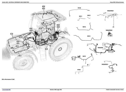 Product picture Deer 6100D, 6110D, 6115D, 6125D, 6130D Tractors Diagnosis and Tests Service Manual (TM608719)