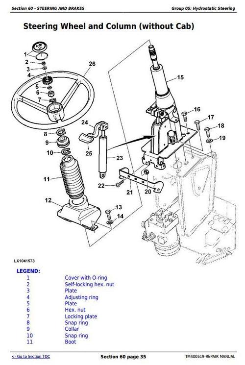 Product picture Deer 6150M and 6170M 2WD or MFWD Tractors Service Repair Manual (TM405919)
