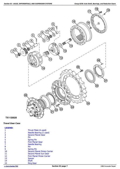 Product picture Deer 130G (iT4/S3B) Excavator Service Repair Manual (TM12351)