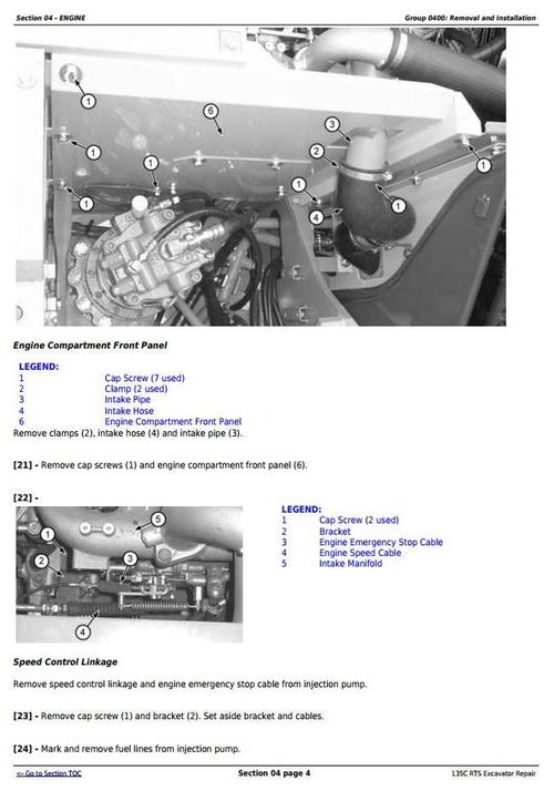 Product picture Deer 135C RTS RTS Excavator Service Repair Manual (TM2094)