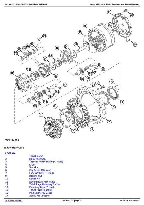 Product picture Deer 160GLC (PIN: 1FF160GX__E055001-) iT4/S3B Excavator Service Repair Manual (TM12345)