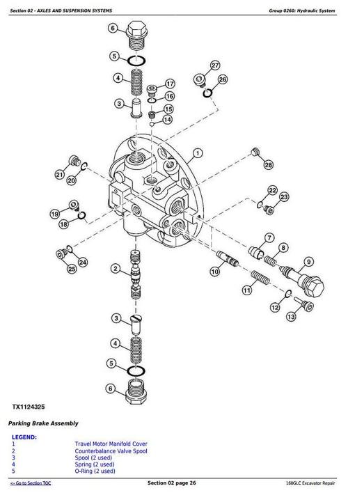 Product picture Deer 160GLC (PIN: 1FF160GX__F055671-) Excavator Service Repair Technical Manual (TM13349X19)