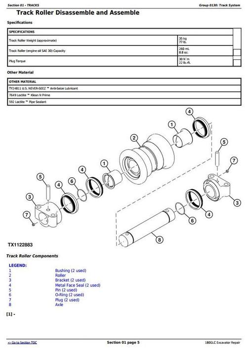Product picture Deer 180GLC (PIN: 1FF180GX__D020001-) T3/S3A Excavator Service Repair Manual (TM12545)