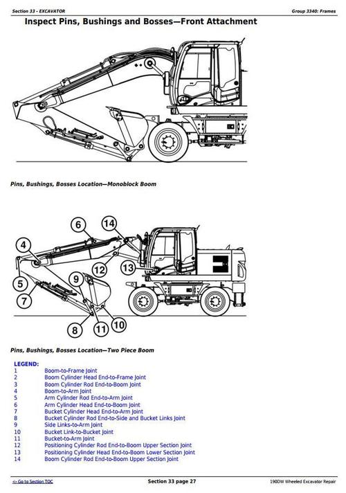 Product picture Deer 190DW Wheeled Excavator Service Repair Technical Manual (tm10543)