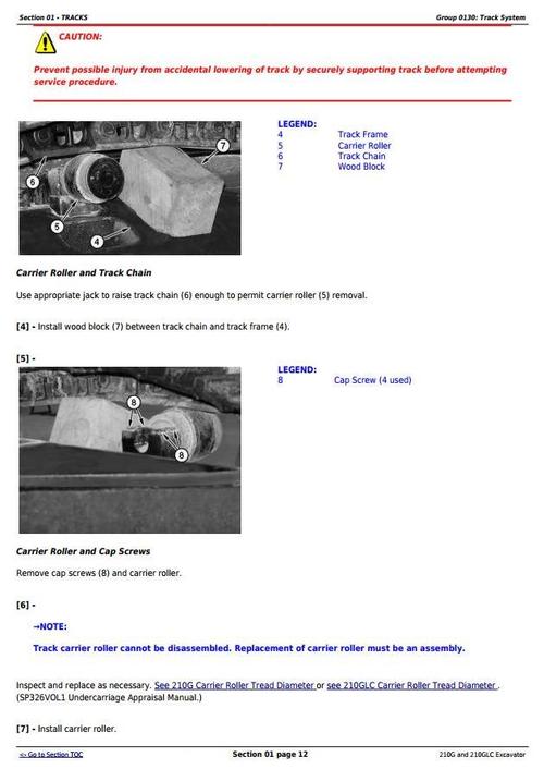 Product picture Deer 210G and 210GLC (PIN: 1FF210GX__F521988-) Excavator Service Repair Manual (TM13351X19)