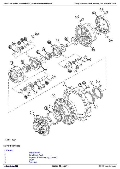 Product picture Deer 245GLC iT4 Excavator Service Repair Technical Manual (TM12663)