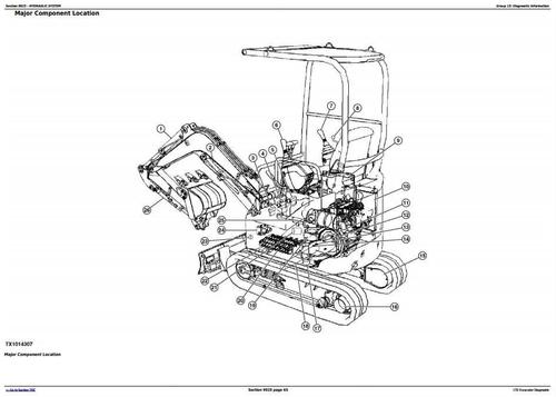 Product picture Deer 17D Compact Excavator Diagnostic, Operation and Test Manual (TM10258)