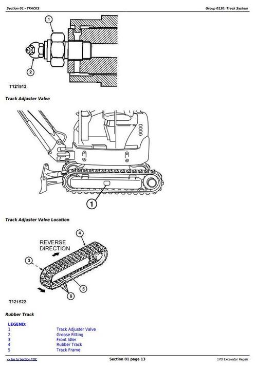 Product picture Deer 17D Compact Excavator Service Repair Technical Manual (TM10259)