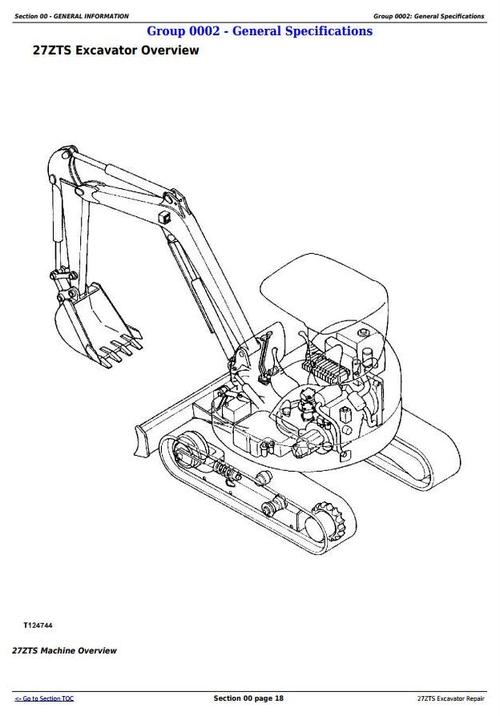 Product picture Deer 27ZTS Compact Excavator Service Repair Technical Manual (TM1837)