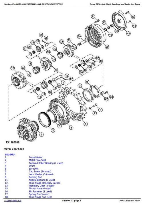 Product picture Deer 300GLC Excavator Service Repair Technical Manual (TM13264X19)