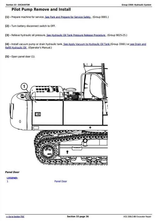 Product picture XCG 330LC-8B Excavator Service Repair Technical Manual (TM11586)