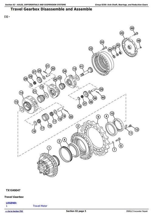 Product picture Deer 350GLC Excavator Service Repair Technical Manual (TM12179)
