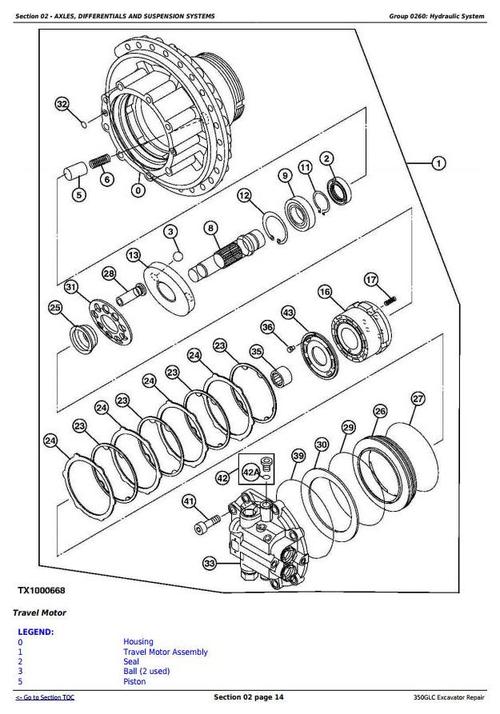 Product picture Deer 350GLC Excavator Service Repair Technical Manual (TM13197X19)