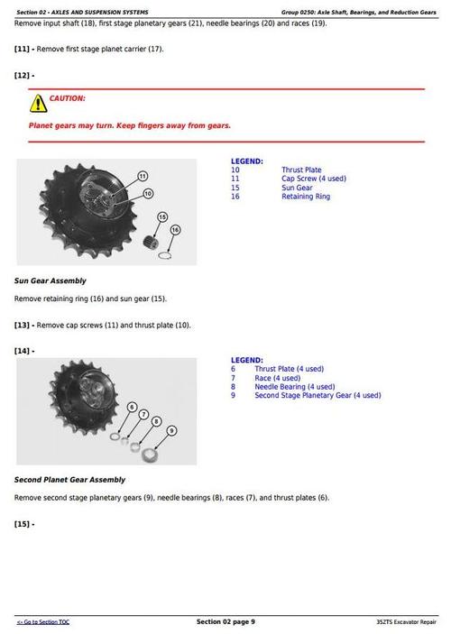 Product picture Deer 35ZTS Compact Excavator Service Repair Technical Manual (TM1839)