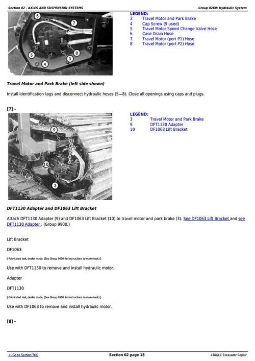 Product picture Deer 470GLC Excavator with 6UZ1XZSA-01 Engine Service Repair Technical Manual (TM12180)