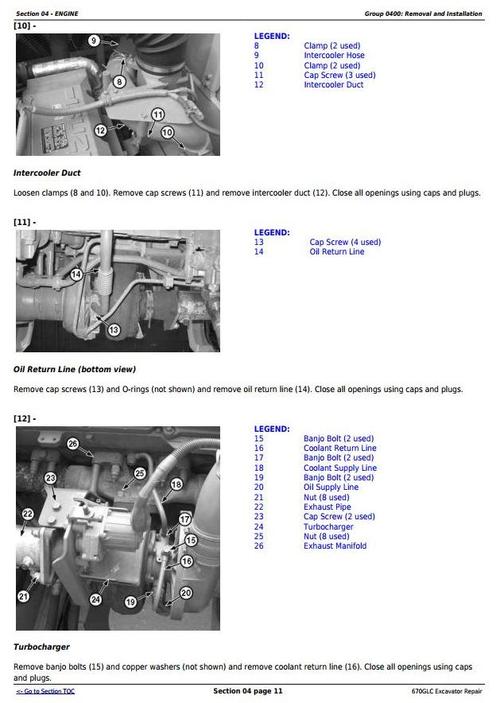 Product picture Deer 670GLC Excavator with Engine 6WG1XZSA-02 Service Repair Technical Manual (TM12181)