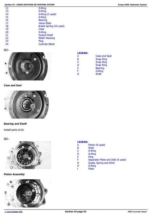 Product picture Deer 490E Excavator Service Repair Technical Manual (tm1505)