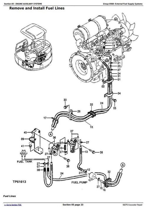 Product picture Deer 50ZTS Compact Excavator Service Repair Technical Manual (TM1818)
