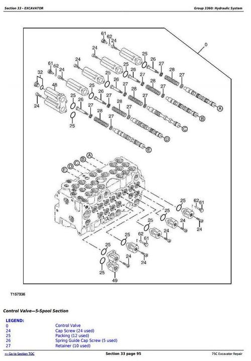 Product picture Deer 75C RTS Excavator Service Repair Technical Manual